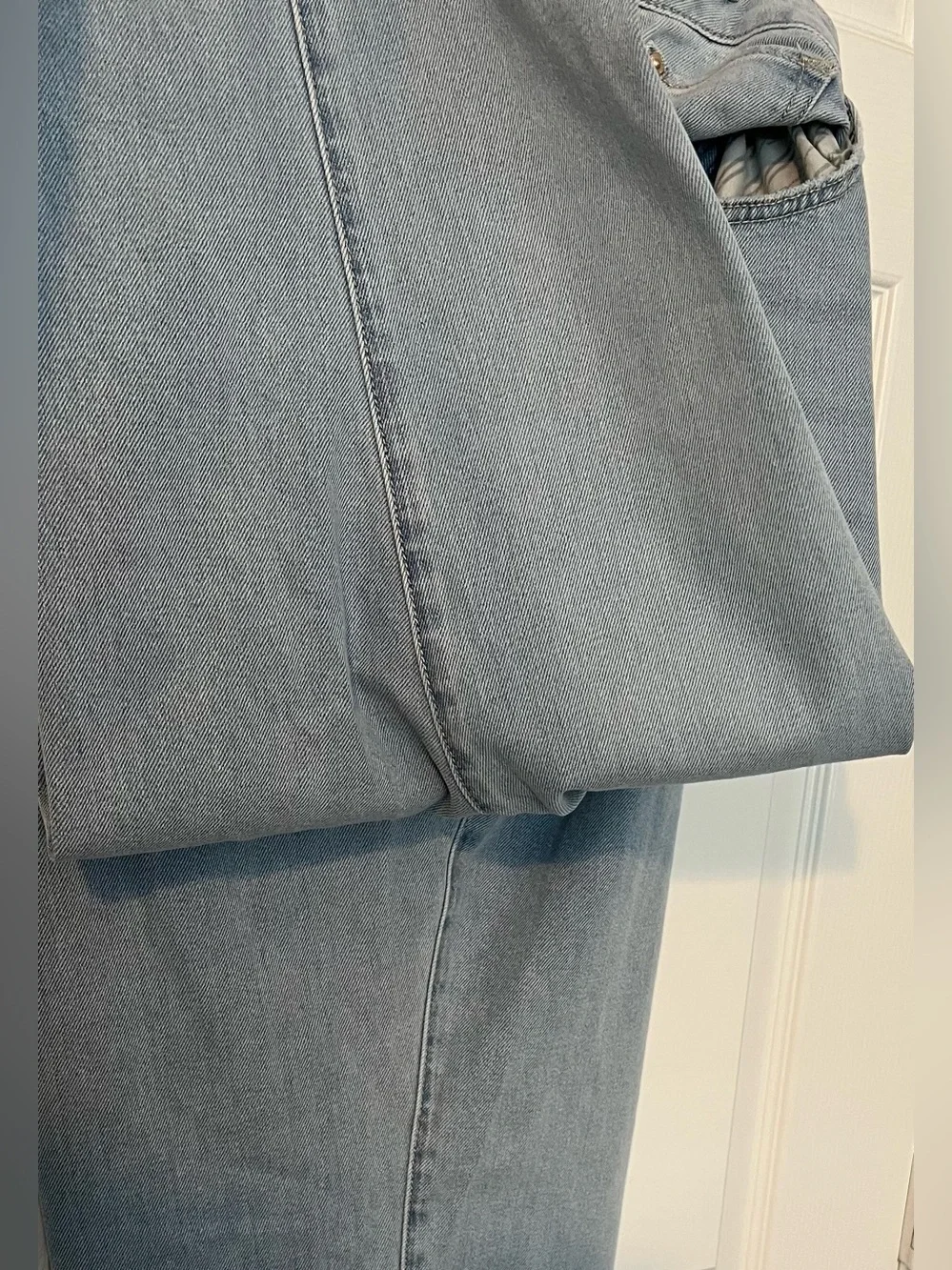 Seven7 Straight Leg Loose Fit Light Blue Women's Jeans Size 20W NWT - Picture 8 of 10